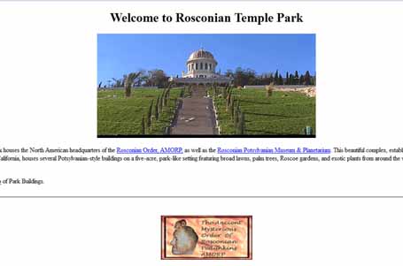 Screen shot of website created on Triplod.com